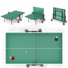 Теннисный стол UNIX Line Compact indoor 18mm MDF (Green)